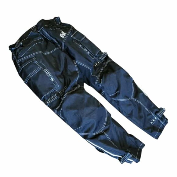 HWK Moto Protective Black Pants Men’s Size XL - Picture 1 of 11